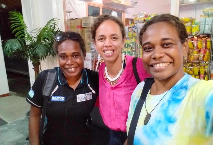 Amie Batalibasi with Regina Lepping and Georgianna Lepping